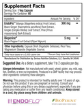 SNS: EndoFlo XT - 60 Capsules