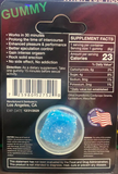 Hard Steel Blue Razzberry Gummy Male Enhancement