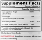Metabolic Nutrition: Apple Cider Vinegar, 90 Capsules