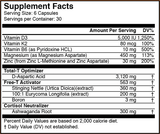 Axis Labs: Hypertest XD, 180 Capsules