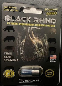 Black Rhino Platinum 50000 Male Enhancement