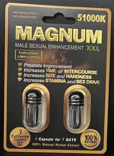 Magnum 51000K Double Capsule Male Enhancement