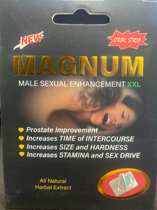 Magnum Black XXL Oral Strip Male Enhancement