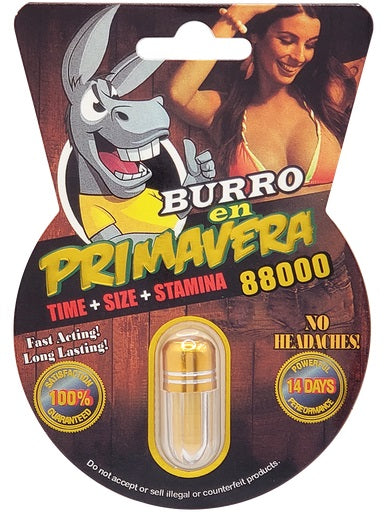 Burro en Primavera 88000 Single Capsule