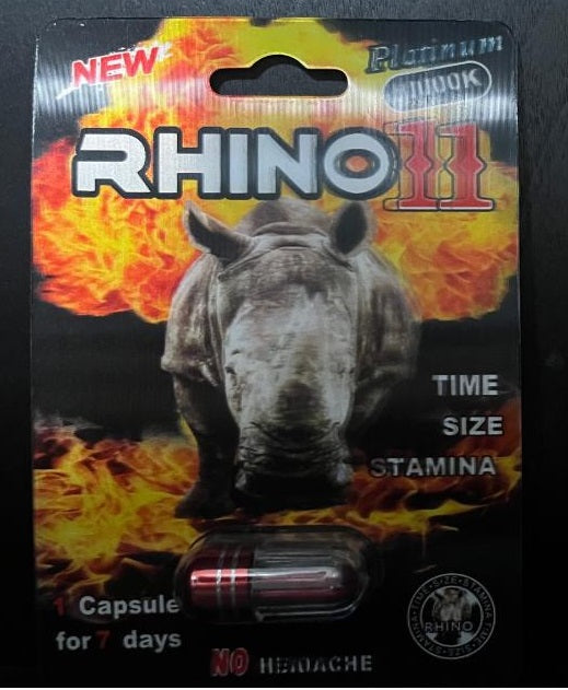 Rhino 11 10000K Male Enhancement Single Capsule