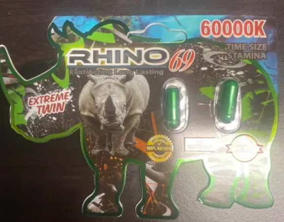 Rhino 69 60000k Double - Green/Blue