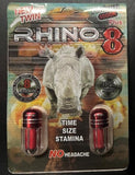 Rhino 8 New Twin 8000K Double Capsule