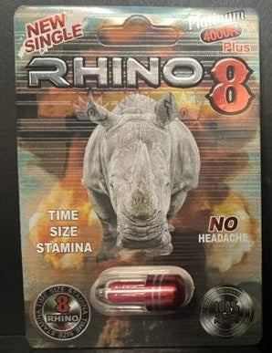Rhino 8 Platinum 4000K + Plus Male Enhancement