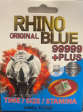 Rhino Blue 99999 Plus Oral Strip Male Enhancement