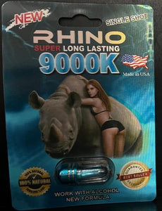 Rhino Super Long Lasting 9000K Male Enhancement