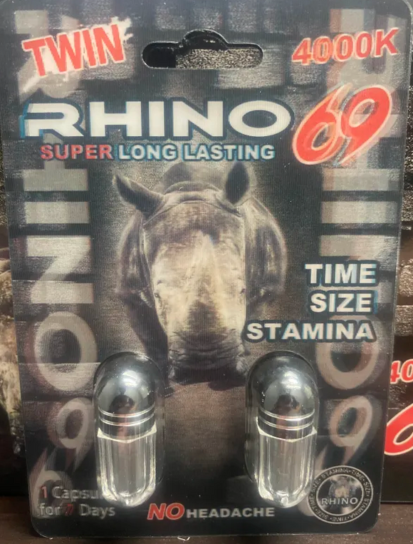 Rhino 69 4000K Double Capsule Male Enhancement