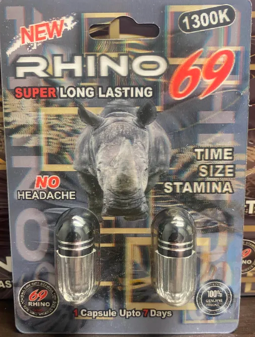 Rhino 69 1300K Double Capsule Male Enhancement