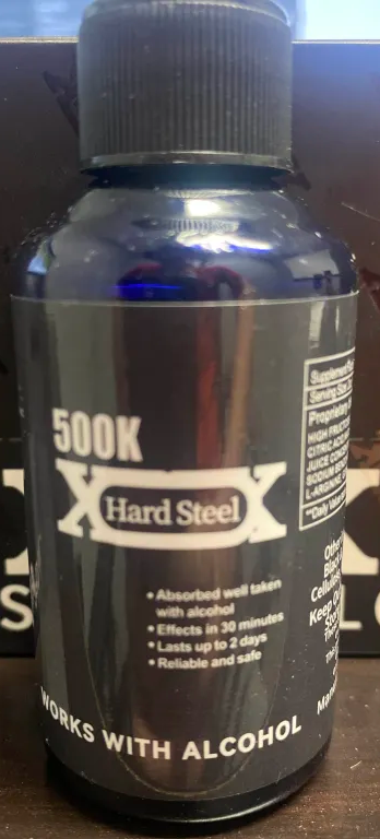 Hard Steel 500K Liquid Shot Male Enhancement