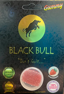 Black Bull Strawberry Gummy Male Enhancement