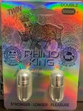 Rhino King Platinum 5000K Double Capsule Male Enhancement