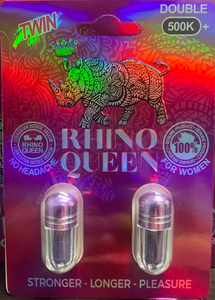 Rhino Queen 500K Double Capsule Female Enhancement