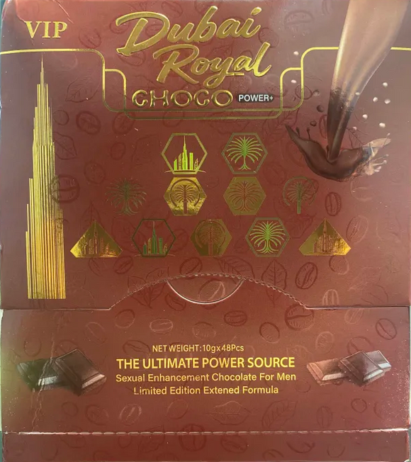 Dubai Royal Choco Power+ Male Enhancement Chocolate
