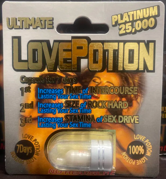 Love Potion Platinum 25000 Male Enhancement