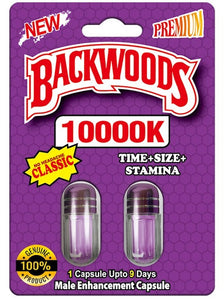 Backwoods 10000K Purple Male Enhancement Double Capsule