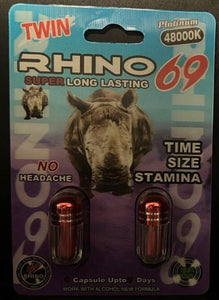 Rhino 69 48000K Double Capsule Male Enhancement