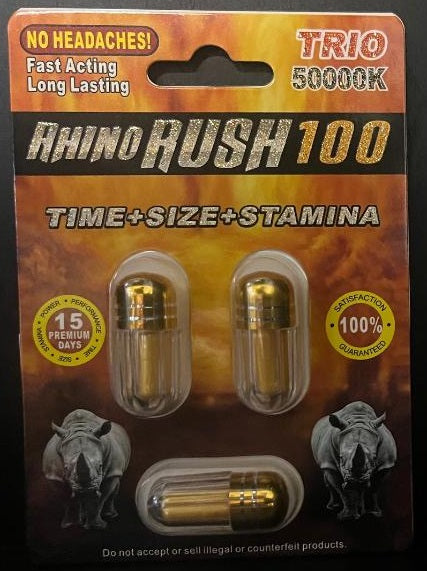 Rhino Rush 100 50000K Triple Capsule