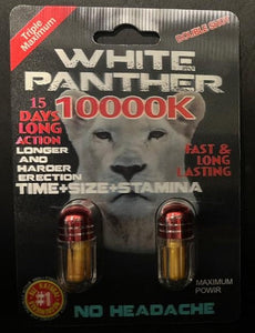 White Panther 10000K Male Enhancement Double Capsule