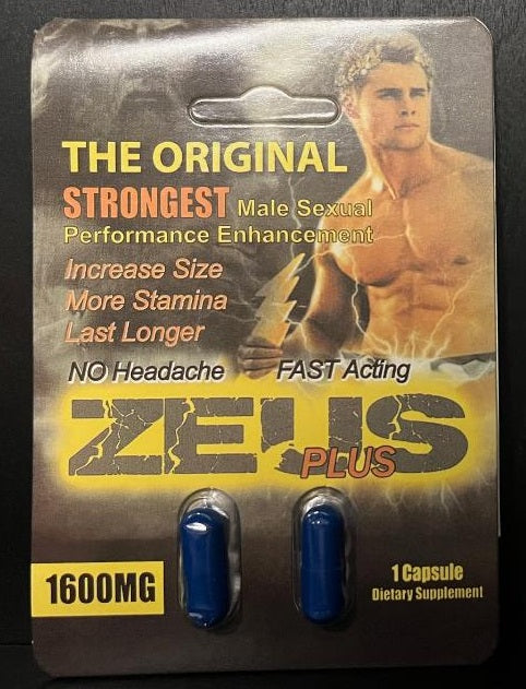 Zeus Plus Double Capsule Male Enhancement