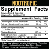 5% Nutrition: Nootropic, 120 Capsules
