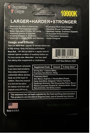 Black Bulll Male Enhancement Capsule – LSResearch
