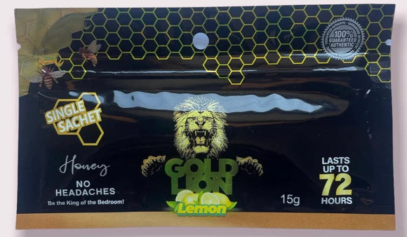 Gold Lion Honey Lemon Sachet Male Enhancement