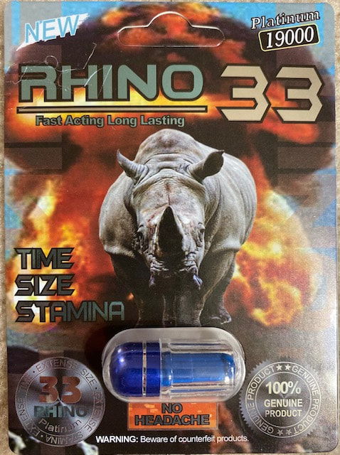 Rhino: Rhino 33 Platinum 19000 Male Enhancement