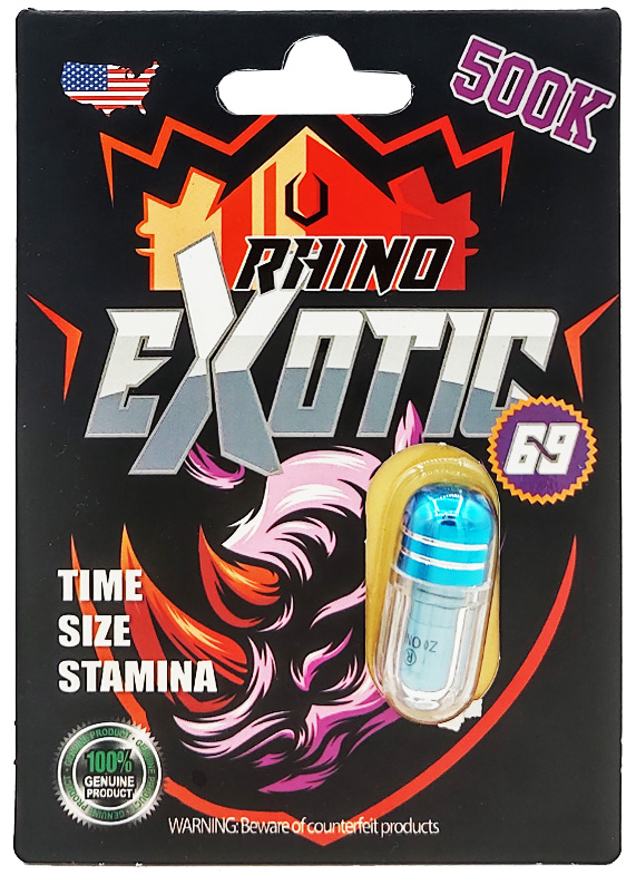 Rhino: Exotic 69, 500k Male Enhancement