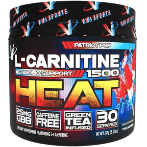 VMI: L-Carnitine Heat 1500 Powder, Patriot Pop