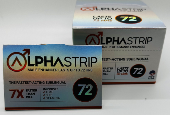 Alpha Strip 72hrs Male Enhancement 3 Pack
