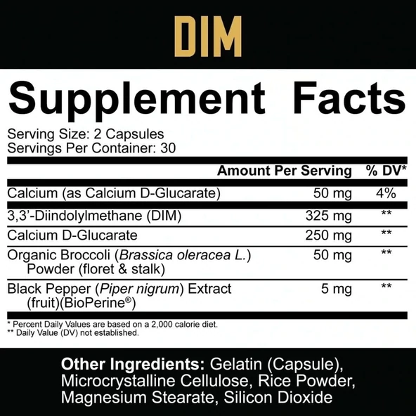 5% Nutrition: DIM, 60 Capsules – LSResearch