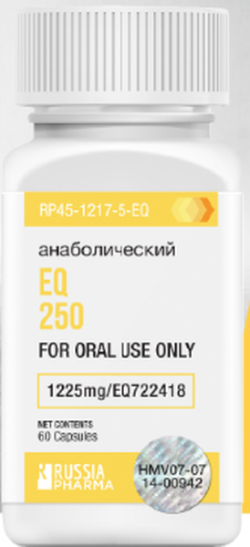 Russia Pharma: EQ 250, 60 Capsules