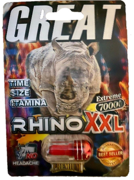 Rhino: Great Rhino XXL Extreme 70000 Male Enhancement