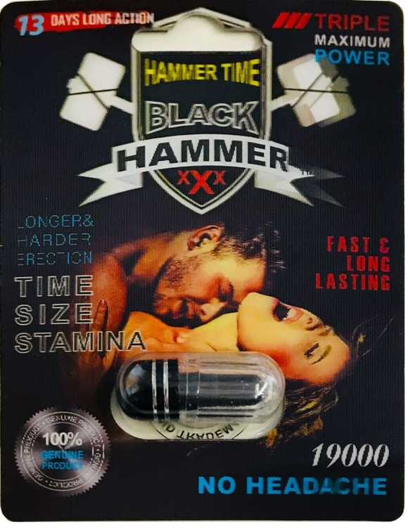 Hammer Time: Black Hammer 19000 Male Enhancement