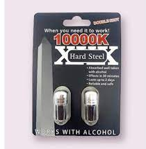Hard Steel 10000K Male Enhancement Double Capsule