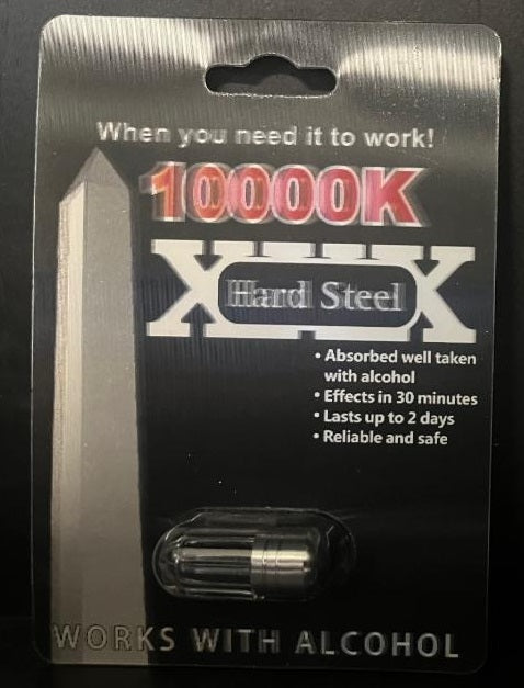 Hard Steel 10000K Male Enhancement Single Capsule