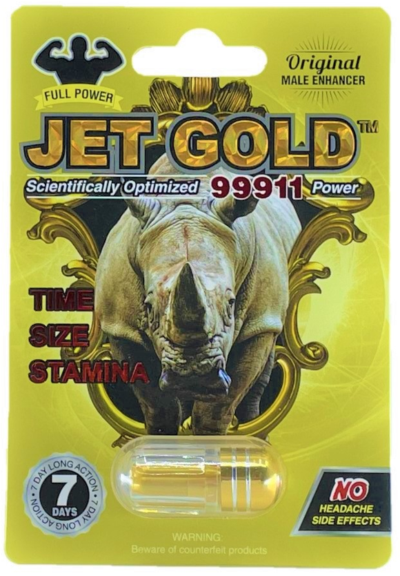 Rhino: Jet Gold 99911 Male Enhancement