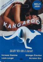 Kangaroo: Blue Mega 3000 Male Enhancement
