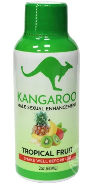 Kangaroo Green Liquid Shot Tropical Fruit
