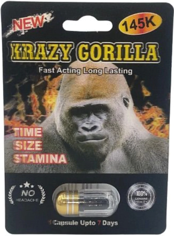 Krazy Gorilla: 145k Male Enhancement