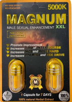 Magnum: Magnum 5000k XXL Black Double Capsules