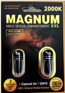 Magnum: Double Black 2000K XXL (2 Capsule Pack)