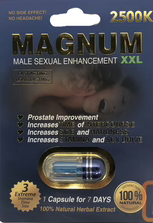 Magnum XXL 2500k Dark Blue Male Enhancement