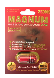 Magnum: 2500k XXL Red Male Enhancement