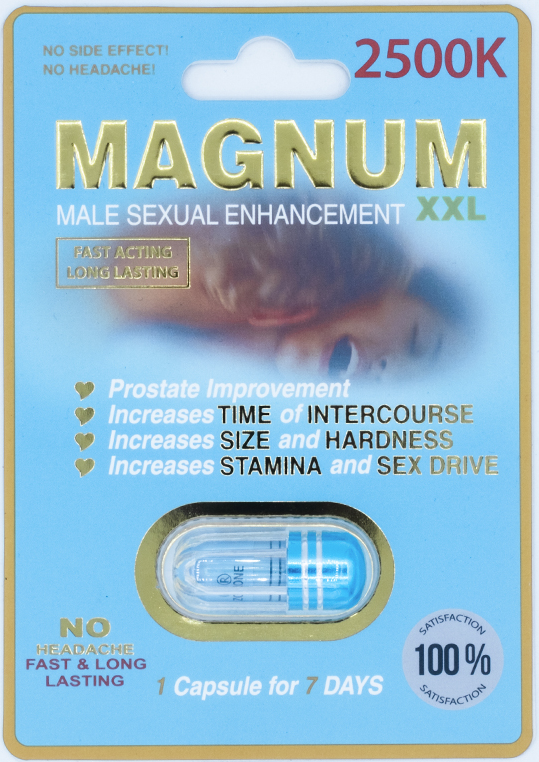 Magnum: 2500k Male Enhancement Sky Blue