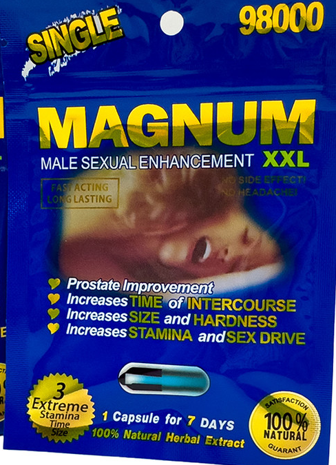 Magnum 98000 Blue Male Enhancement